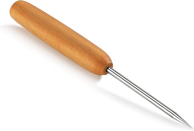 New Star Carbon Steel Ice Pick with Hard Wood Handle, 7.5-Inch