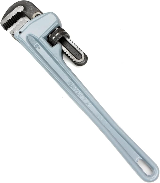 Stark USA "3PCS Aluminium Pipe Wrench Adjustable Jaw Plumbing Pipe Wrench (14" 18" 24" inch) Pipe Wrench Set, silver (18849)
