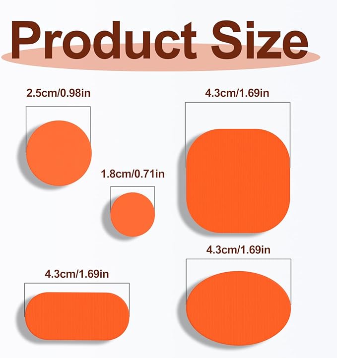 45PCS Nylon Repair Patch Self-Adhesive Pre-Cut Fabric Patch Down Jacket Repair Patches for Puffer Jackets Tenacious Tape Polyester Waterproof Lightweight Tent Repair Patch for Clothes Bag(Orange)
