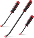 Pry Bar Set, Pry Bar Set Included 8” 12” and 18” with Strike Cap for Prying and Moving Object