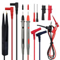 Multimeter Leads Kit, Professional Electrical Multimeter Test Leads Set with Alligator Clips, Test Hooks, Test Probes Lead, Test Tweezer
