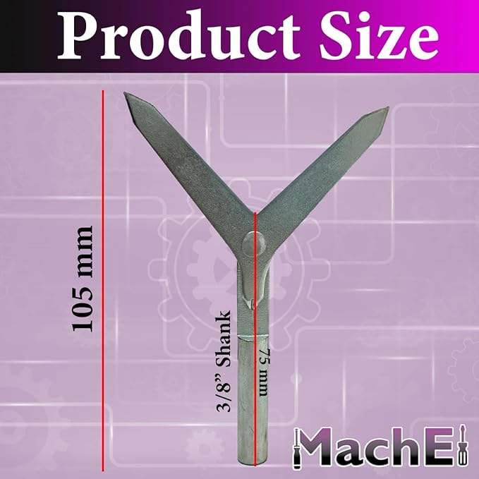 MachEl Round Bar Center Finder 3/8" Shank Tool for Milling Machine