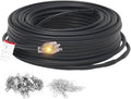 HEATIT 8JHSF1 Self Regulating Pre-Assembled Heating Cable with Spacer and Clips, Heat Tape for Roof Deicing and Pipe Freeze Protection,120V 8W/ft, 30FT