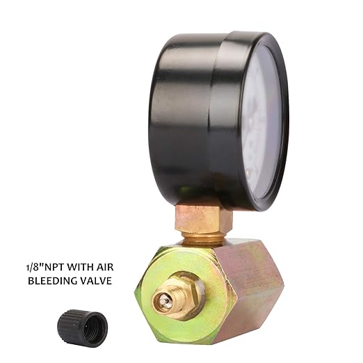 MEASUREMAN 2" Steel Gas Pressure Test Gauge Assembly, 3/4" FNPT Connection, 0-15psi, +/-3-2-3% Accuracy