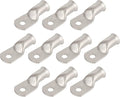 10pcs 3/0 AWG-5/16(M8) Tinned Copper Ring Terminals Battery Lugs, Heavy Duty Wire Lugs, Battery Cable Connectors