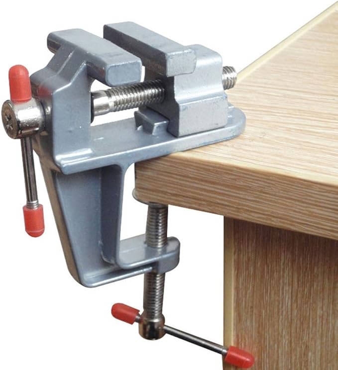 Mini Bench Vise Small Table Clamp Hobby Craft Repair Tool (Clamping Range: 0-1.2inch)