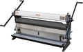 KAKA Industrial Sheet Metal Brake 40 inch 3-in-1, Shear and Slip Roll Combo | 20-Gauge Heavy Duty Bending Machine with Back Gauge and Segment Fingers for Metal Fabrication