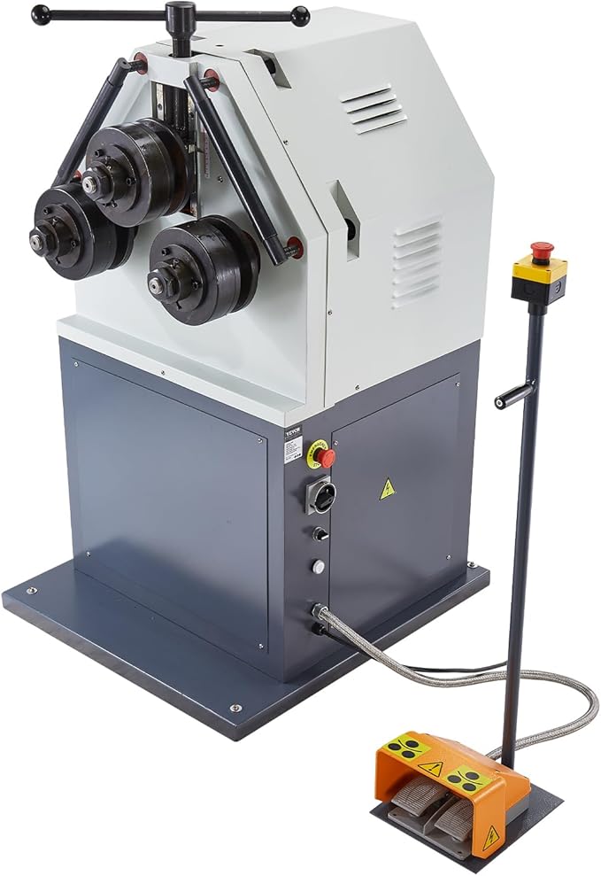 VEVOR 2.2KW Electric Roll Bending Machine, 3-Roller