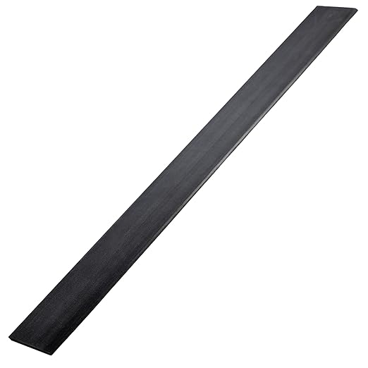 18x2x1/5 Inch Carbon Fiber Board Solid Flat Stock Construction Grade 457x50x5mm