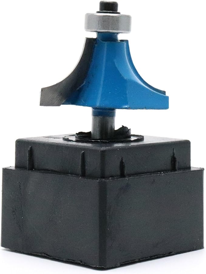 Round Over Edging Router Bit 1/4" Shank 1/2" Cutting Radius Bearing Guide Corner Rounding Router Bit