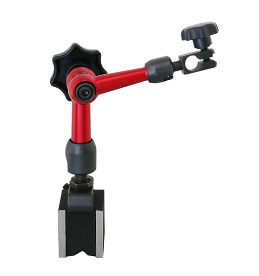 Accusize Industrial Tools 0-1'' by 0.001'' Dial Indicator, 0.03'' by 0.0005'' and 1 Magnetic Base Professional Combo, 0510-0518