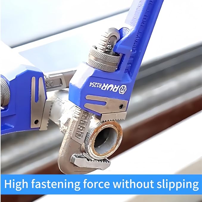 18 Inch Pipe Wrench | Plumbers Wrench, Heavy Duty Plumbing Tools | Forged from High Carbon Steel | Suitable for Water Pipes, Plumbing, Fire Protection Pipe Tools