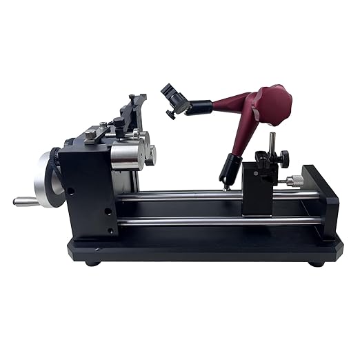 Concentricity Tester, Coaxiality Measuring Instrument, Measuring Dia 3-35mm, Length 102mm, Precision Resolution 0.002mm, with A Two Measuring Stand and an Sliding Guide Rail