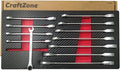 Ratcheting Wrench Set with Organizer Box, 12 Point Wrench Se t, Cr-V Constructed