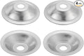 MECCANIXITY 4 Pcs M14 Arbor Washer, 2x80mm 304 Stainless Steel Bench Grinder Arbor Washer for Bench Grinder Polisher Wire Wheel Buffing, Silver