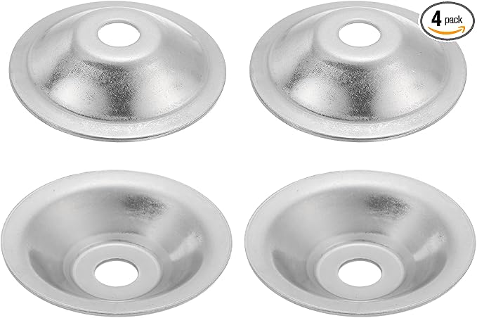 MECCANIXITY 4 Pcs M14 Arbor Washer, 2x80mm 304 Stainless Steel Bench Grinder Arbor Washer for Bench Grinder Polisher Wire Wheel Buffing, Silver