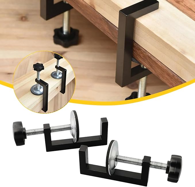 10-57mm Reversed Woodworking Clamp C-Clamp Heavy Duty Metal Clamps Portable For Wood Plastic Cutting Drilling Woodworking Tool(6)