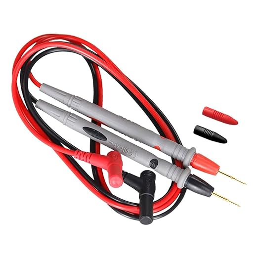 Test leads 1000V 20A Ultra-Sharp Gold-Plated Test Probe Lead for Multimeter Meter Test lead, 40.5 inch / 103 cm, multimeter test leads for Fluke/AstroAI/INNOVA/Klein Multimeter Electronic Clamp tester