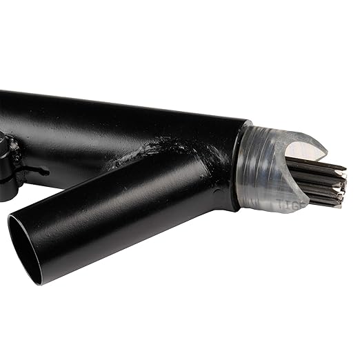 CS Unitec | 2B Needle Scaler with Vacuum Shroud | 19 Needle Air Chisel | Professional Grade 3000 BPM Inline Grip | Air Power 5.5 CFM - 121.2099 VS