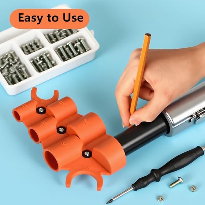 Depth Gauge And Pipe Deburring Tool Kit 1/4'' - 1'' Depth Gauge Tool Inner-Outer Reamer Pipe Tubing Chamfer Tool For Pvc, Ppr, Copper, Brass, Aluminum Pipe