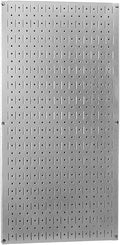Wall Control Pegboard 32in x 16in Galvanized Metal Pegboard Tool Board Panel