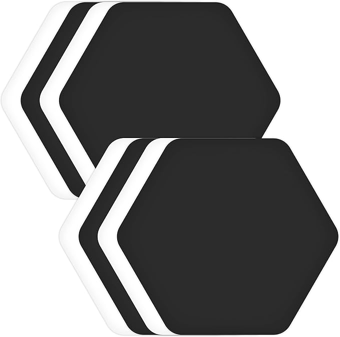 GEAR AID Tenacious Tape Hex 2.5” and 1.5” Repair Patches, Peel-and-Stick to Fix Holes and Burns in Down Jackets, Rain Gear, Tents, Tarps and More
