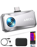 ANCEL IR101 Thermal Imaging Camera for Android (USB-C) Smartphones - 512x384 IR Resolution, 25Hz Frame Rate Infrared Camera, 0.24W Low-Power Accurate Thermal Imager for Home HVAC Plumbing Inspection