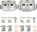SCITOO Front Brake Calipers With Bracket 18B5303 18B5302 Compatible For Chevy Silverado 2500 HD/Silverado 3500 HD, For Chevy Suburban 3500 HD 16-17, For GMC Sierra 2500 HD/Sierra 3500 HD 11-17