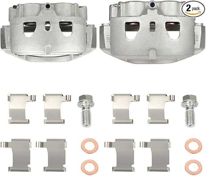 SCITOO 18B5303 18B5302 Disc Brake Calipers Assembly with Bracket Fit For Chevrolet Silverado 2500 HD/Silverado 3500 HD/Suburban 3500 HD,For GMC Sierra 2500 HD/Sierra 3500 HD