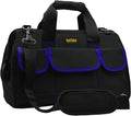 20 Inch Tool Bag, Large Tools Bag Waterproof Wide Mouth Tool Kit Heavy Duty Tool Bag Organizer, Tool Storage Package For Men/Women (20IN Blue)