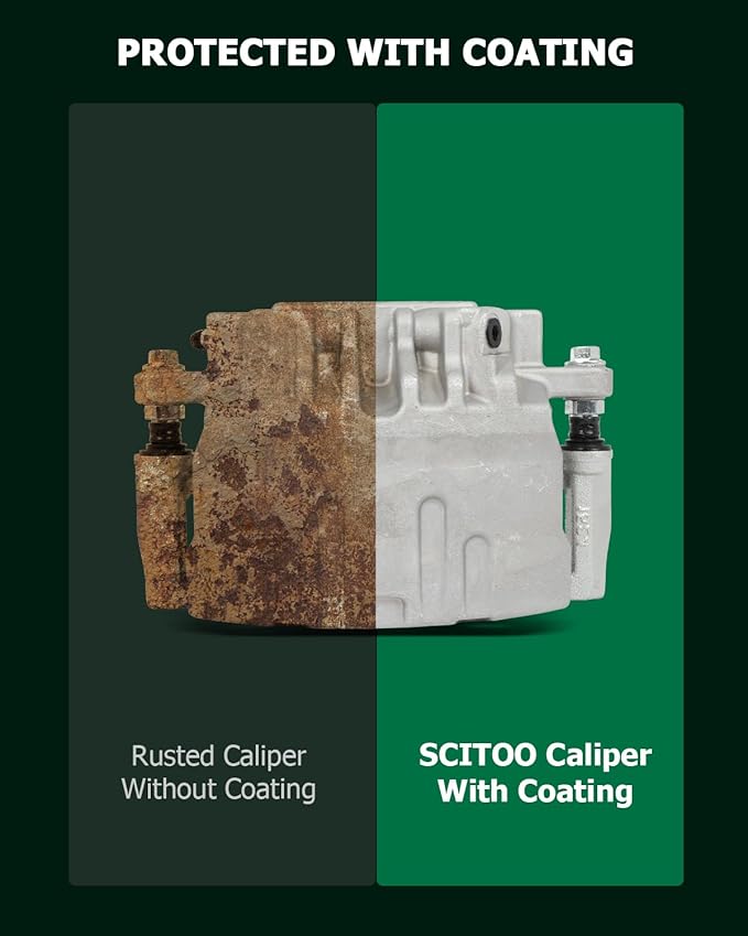SCITOO Front Right Brake Caliper With Bracket 18B4879 Compatible For Cadillac For CTS 2003-2008 For Cadillac For STS 2005-2008