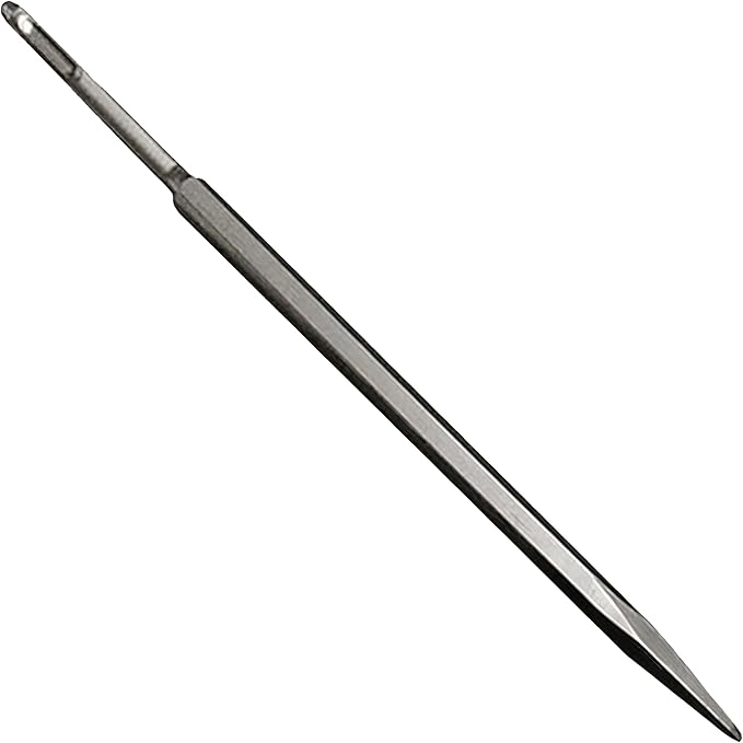 16-Inch SDS Plus Chisel, Point Chisel with Sds Plus Shank Ideal for Concrete Demolition, Tile Removal Chisel Tool for SDS Plus Hammer Drill Attachment