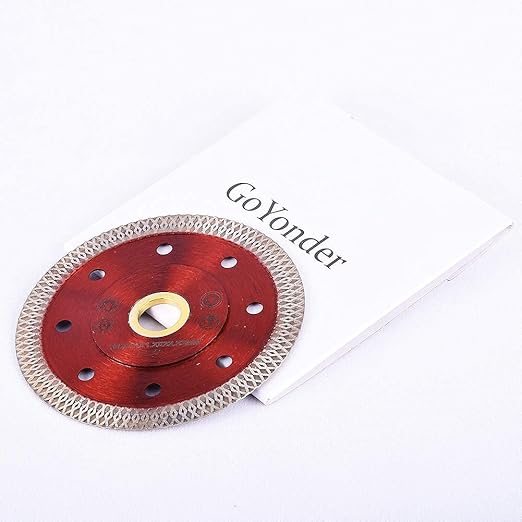 GoYonder 3 Pack 4"D105mm Super Thin Diamond Ceramic Saw Blade Porcelain Cutting Blade for Cutting Ceramic Or Porcelain Tile