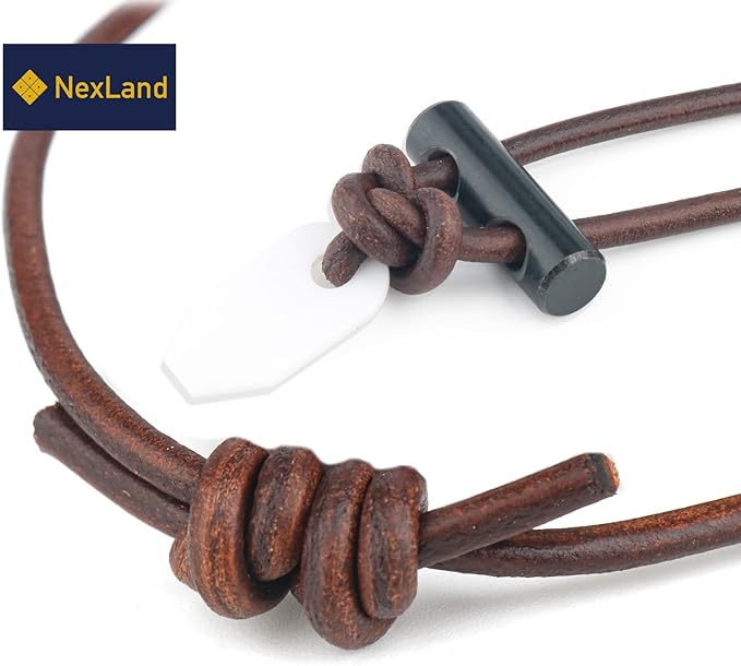 FNL Ceramic Fire Starter Necklace Leather Cord