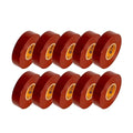 GTSE Brown Electrical Tape, 10 Rolls – Waterproof, Industrial Grade Vinyl, 3/4 in x 66ft– Strong Self-Adhesive PVC Electric Tape for Wire Insulation, 7 Mil, 600V – UL/CSA Listed