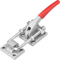 10.2 Inch Heavy Duty Large Toggle Clamp Latch, 7700Lbs Holding Capacity, Tire Carrier Latch, Self-Lock U-Bolt Adjustable for Trailer Latch, Machine, Smoker Lid, latches Hardware, by GENHAKON.
