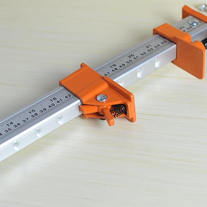 FEIRONG 36-inches Bar Clamps with 2-Pack, 330LB Load Limit with Built-in Ruler, 90° Angled Jaws for DIY Projects & Cabinet Installation
