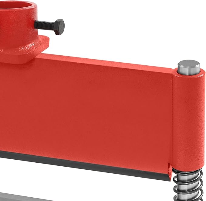 12" Press Brake Attachment for 12&20 Ton Hydraulic Press, 3/16" Bending Thickness Press Brake Attachment, Heavy-Duty Metal Bending Accessories for Metal Sheet Bending Forming Shapes (Red)