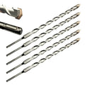 Direko 5-Piece 1 inch x 12 Inch SDS Plus Rotary Hammer Drill Bits Carbide Tipped Concert Drill Bits for Concrete, Brick, Cement Walls, Stone, Hammer Drill Bits for Concrete