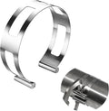 3.5 Inch Stainless Steel Exhaust Clamp, Universal for Welding and Exhaust Pipe Repair (3.5inches)
