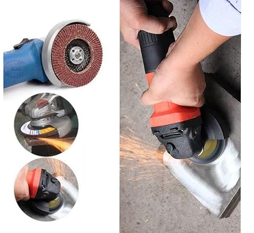 Flap Discs 120 PCS 4.5 Inch - 90 Pcs 40 Grit, 10 Pcs 60 Grit,10 Pcs 80 Grit,10 Pcs 120 Grit Grinding Discs 4 1/2 Assorted Sanding Grinding Wheels,Aluminum Oxide Abrasives,Grinder disc
