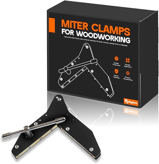 Miter Max Corner Clamp For Woodworking，Miter Clamps For Window & Door Casing, Picture Frames, Cabinet Trim，Precision Crafting Projects