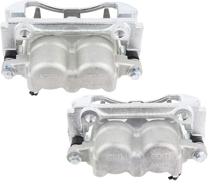 cciyu Front Left & Right Brake Calipers Assembly w/Bracket 18-B4975 18-B4974 For Ford For F-150 2005-2008,For Ford For Lobo 2005-2008,For Lincoln For Mark LT 2006-2008