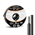 Heat Shrink Tubing,50 Feet Roll, 3:1 Ratio Adhesive Lined Marine Grade Shrink Wrap Tubing,Insulation Sealing Oil-Proof Wear-Resistant,UL Listed and RoHS Compliant,3/16 inchs Black