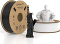 Creality Hyper PLA Filament 1.75mm Black & White 2KG, 30-600mm/s High Speed PLA 3D Printer Filament, 2 Pack 1kg Spool(2.2lbs) PLA, Dimensional Accuracy +/-0.02mm, Fit Most FDM 3D Printer