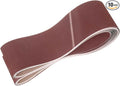 HARFINGTON 6 x 89 Inch Sanding Belts, 10 Pcs 180 Grits Aluminum Oxide Abrasive Belt Sander File Belt for Woodworking, Metal Polishing, Knife Sharpener