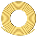 XHF 1/8 Inch 20Ft 3:1 Waterproof Heat Shrink Tubing Roll Marine Grade Adhesive Lined Heat Shrink Tube, Insulation Sealing Oil-Proof Wear-Resistant Yellow