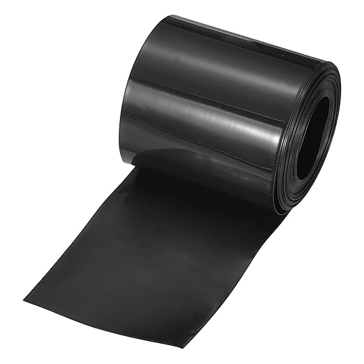 MECCANIXITY Battery Wrap PVC Heat Shrink Tubing 42mm Dia 66mm Flat 10 Feet(3meters) Black Good Insulation for Battery Pack