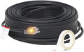 HEATIT 8JHSF1 Self Regulating Pre-Assembled Heating Cable with Spacer and Clips, Heat Tape for Roof Deicing and Pipe Freeze Protection,120V 8W/ft, 12FT