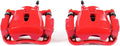 Power Stop Front S3194 Pair of High-Temp Red Powder Coated Calipers For Pontiac Vibe, Scion, Scion tC, Toyota Corolla iM, Toyota Matrix, Toyota Mirai, Toyota RAV4, Toyota RAV4 [Model Specific]